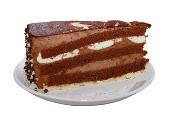 coffee and chocolate cake