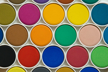 Colourful water paint