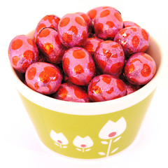 Easter eggs on background for your easter design