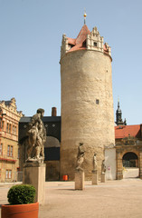 Eulenspiegelturm am Schloß in Bernburg