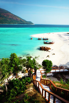 View of Lipe island from mountain resort 3