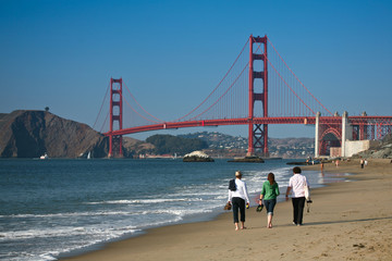 Golden Gate Bridge & Plage