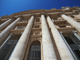 pillars of st peter's cathedral