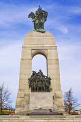 Canadian National War Memorial in Ottawa Canada