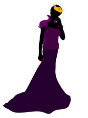Evil Queen Silhouette Illustration