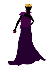 Evil Queen Silhouette Illustration