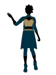 Jasmine Silhouette Illustration