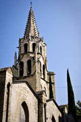 Fototapeta na wymiar Saint Didier church in Avignon, Provence, France