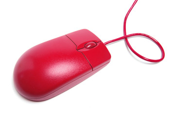 Red Computer Mouse