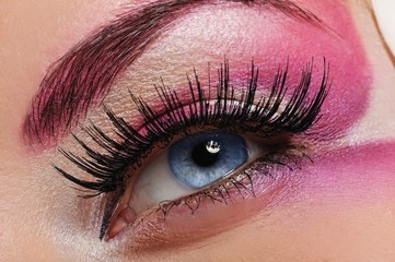 Obraz premium Make-up of a beautiful woman eye