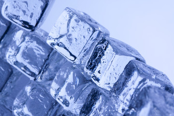 ice cubes closeup wall