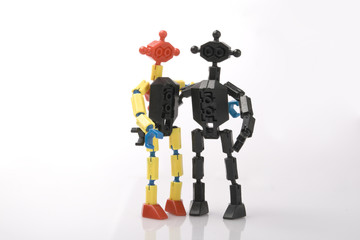 happy business partnership