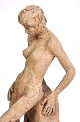 statua creta terracotta bozzetto argilla