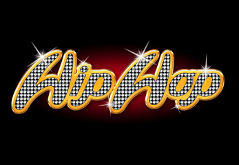 Bling Schrift HipHop