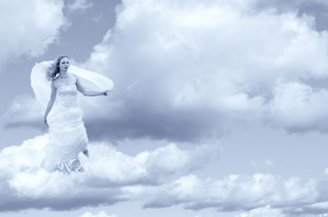 Naklejka premium The bride