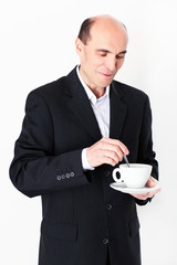 Mann mit Kaffee