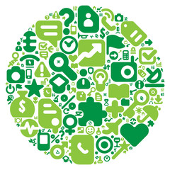 Green concept of human world