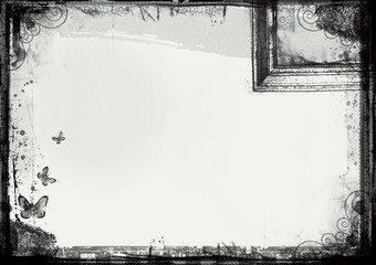 Grunge textured border for your images