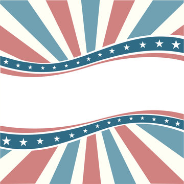 Old Colors American Wave Background