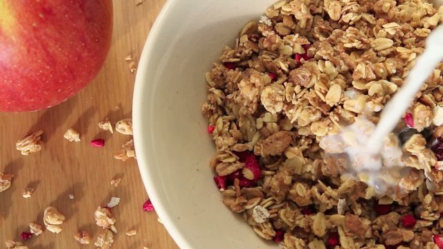 M&uuml;sli mit Milch