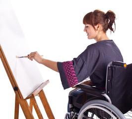 girl on wheelchair
