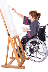 girl on wheelchair