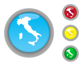 Italy map button icons