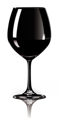 Glass of wine - Black - Blind test