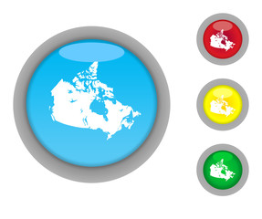 Canada map button icons