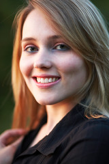 Fototapeta premium Portrait im Abendlicht