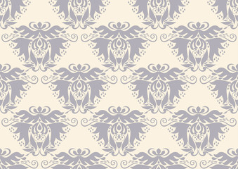 Obraz premium seamless damask wallpaper