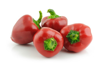 Red baby bell peppers