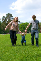 Obraz premium Happy family