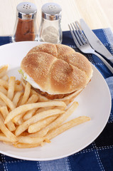 fish burger