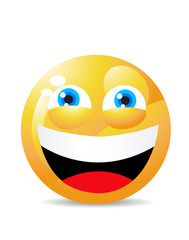 Fototapeta premium yellow smiley face