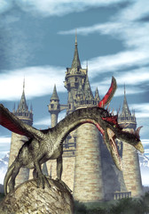 dragon et château fantay