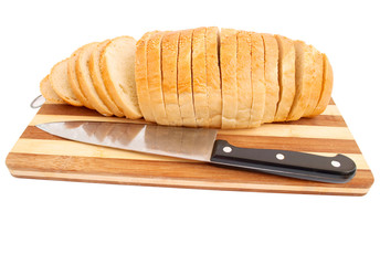 Bread with a knife