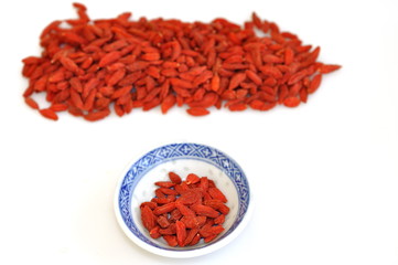 Fruits secs de goji.
