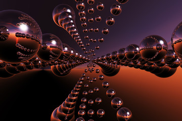 Sfondo astratto cromo © Dreaming Andy