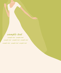 Bride waiting for the wedding