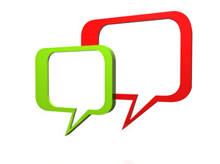 Naklejka premium Sprechblase