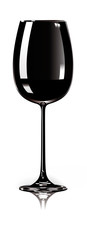 Glass of wine - Black - Blind test