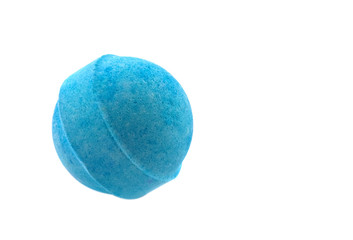 Blue bath bomb