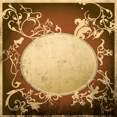 floral style textures and backgrounds frame