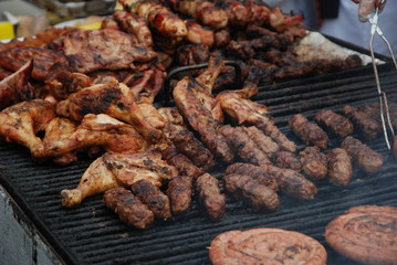 carne al mercato