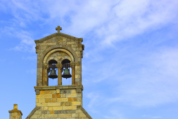 Fototapeta na wymiar medieval bell tower