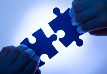Business values series - teamwork concept