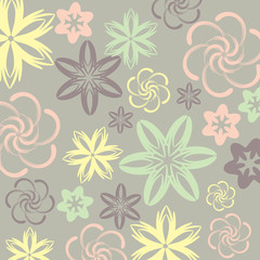 Fototapeta na wymiar vector floral background