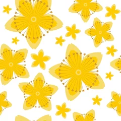 Gardinen Trendige Blumen Seamless ornament 242  © Dimanchik