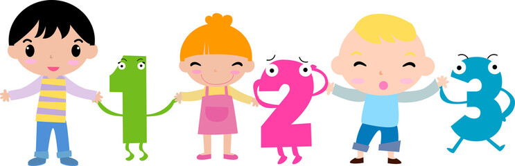 kids and funny number